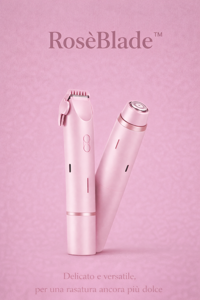 RosèBlade™️-Rasoio Elettrico Rosa 2in1 Ultra Delicato