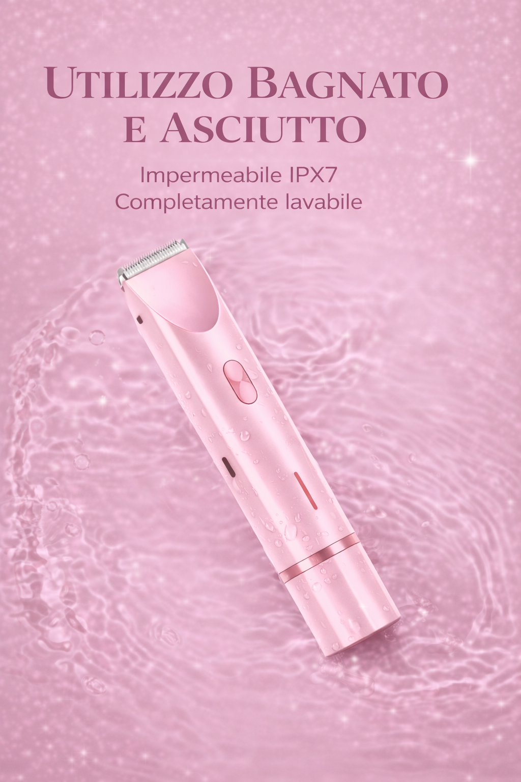 RosèBlade™️-Rasoio Elettrico Rosa 2in1 Ultra Delicato