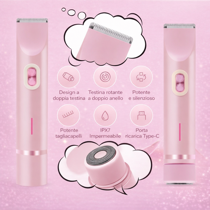 RosèBlade™️-Rasoio Elettrico Delicato per Donna